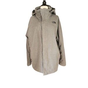 The North Face Trench Jacket Mens L Gray Gorpcore Thermoball Longline Hiking